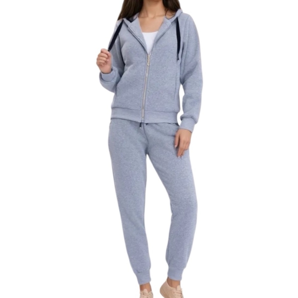 Red Marine  Light Gray Jogger Set 2 Piece NIP